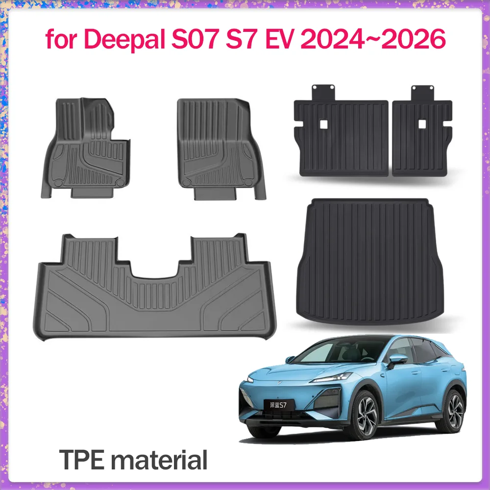 Коврик для Deepal S07 S7 EV 2024 ~ 2026 2025 TPE Внутренний коврик для ног Водонепроницаемые сиденья Коврик для багажника Ковер Пользовательские детали Аксессуары
Коврик для Deepal S07 S7 EV 2024 ~ 2026 2025 TPE Внутренний коврик для ног Водонепроницаемые сиденья Коврик для багажника Ковер Пользовательские детали Аксессуары