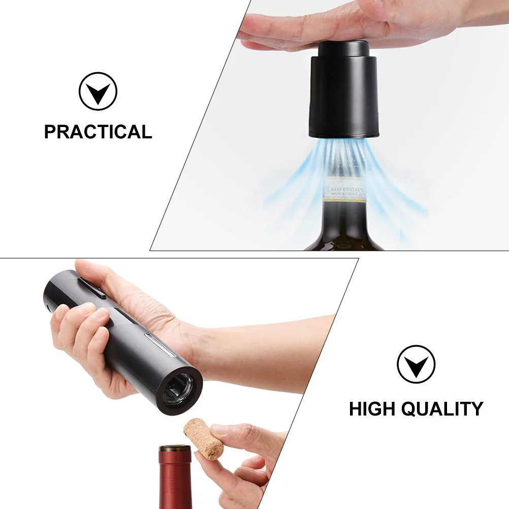 Electric Wine Opener Set ABS PC Alloy Spiral Hook Rechargeable Corkscrew Black Automatic Charging Bottle Opener Elegant
Electric Wine Opener Set ABS PC Alloy Spiral Hook Rechargeable Corkscrew Black Automatic Charging Bottle Opener Elegant