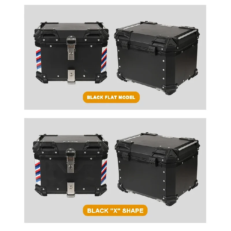 High Quality 55L Tail Storage Lage Rear Delivery Top Box Aluminum Motorcycle Hot Selling
High Quality 55L Tail Storage Lage Rear Delivery Top Box Aluminum Motorcycle Hot Selling