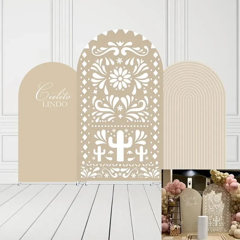 Mehofond Beige Embroidery Arched Wall Backdrop Mexican Fiesta Bride To Be Party Baby Shower Chiara 2-sided Wedding Background
Mehofond Beige Embroidery Arched Wall Backdrop Mexican Fiesta Bride To Be Party Baby Shower Chiara 2-sided Wedding Background