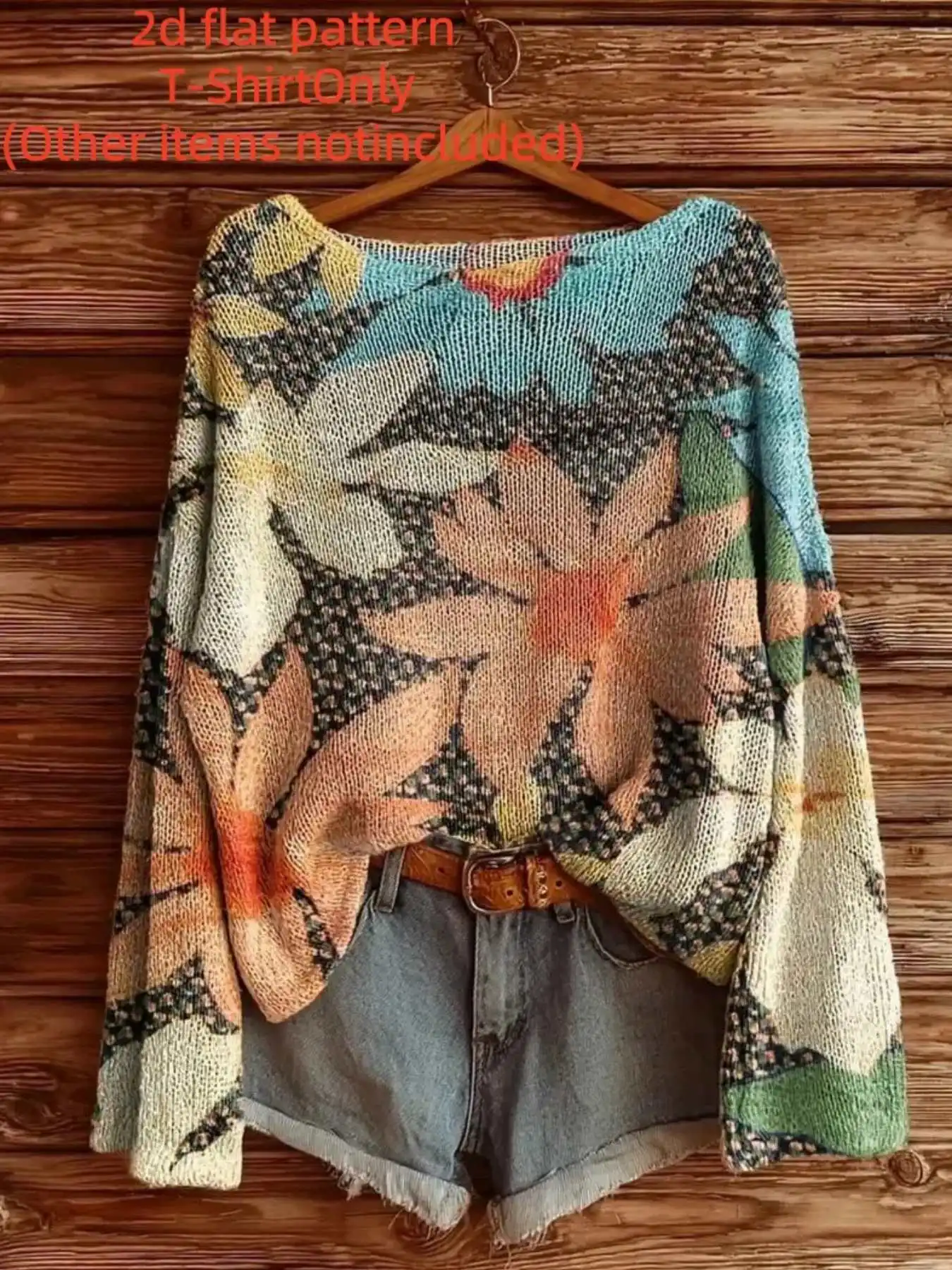 2D Flat Pattern Autumn and Winter Fashion New Style Off-Shoulder Long-Sleeve Women's Top with Floral Pattern Digital Print Trendy Women's Clothing
2D Flat Pattern Autumn and Winter Fashion New Style Off-Shoulder Long-Sleeve Women's Top with Floral Pattern Digital Print Trendy Women's Clothing