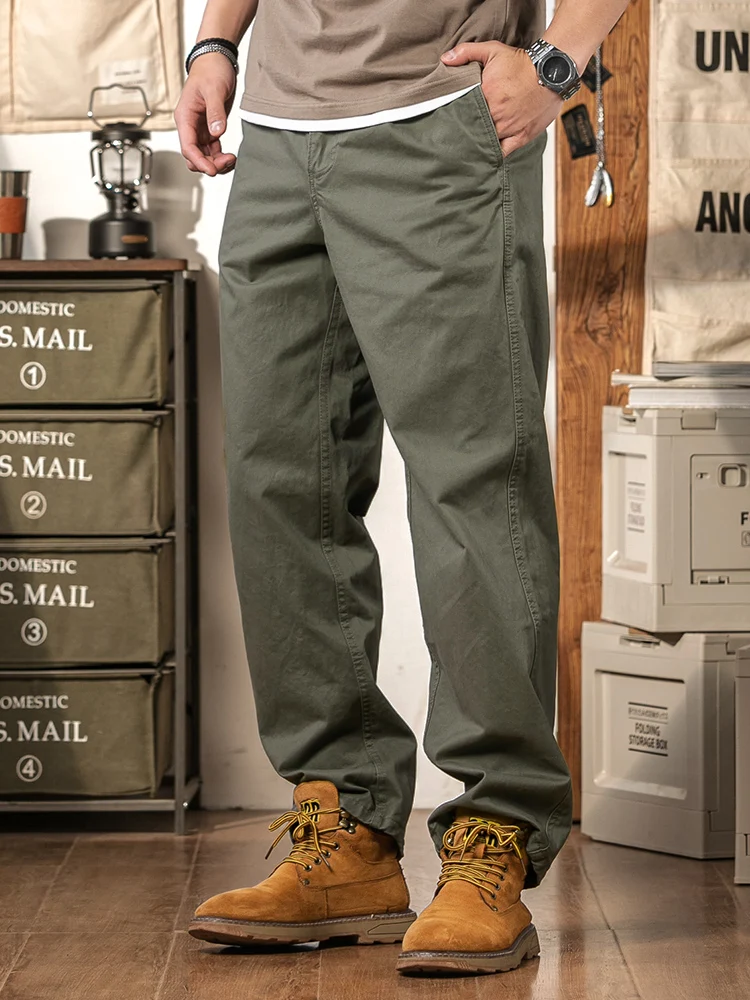 American Retro Military een Cotton Casual Pants Men's Spring Autumn Loose Workwear Long Trousers Straight Leg ket Detail...
American Retro Military een Cotton Casual Pants Men's Spring Autumn Loose Workwear Long Trousers Straight Leg ket Detail...