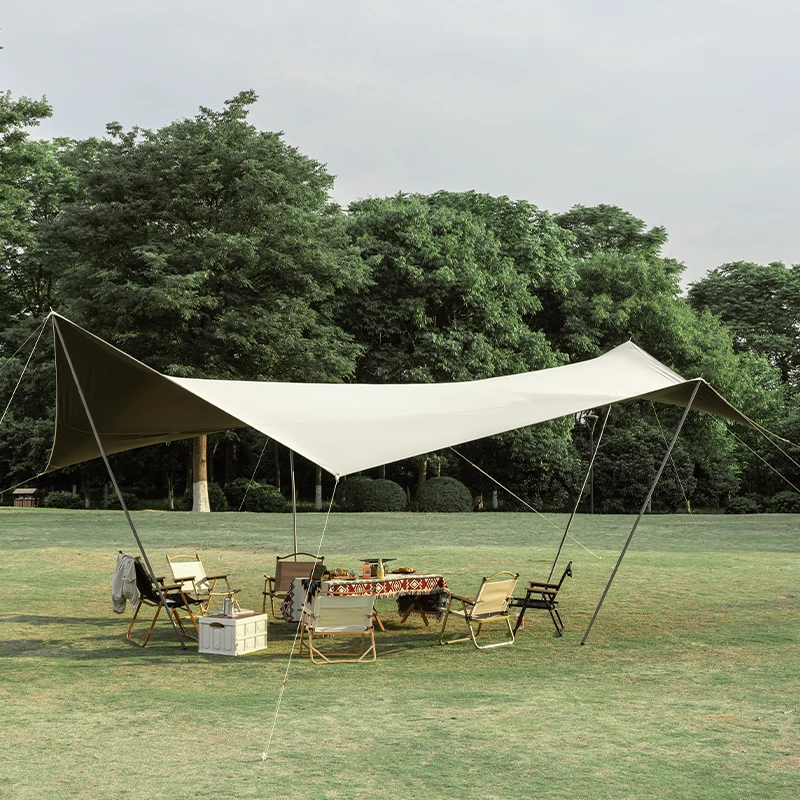 Outdoor Tent Canopy with Black Coating for Sun Protection, Camping Equipment, Extra-large Rainproof for Camping
Outdoor Tent Canopy with Black Coating for Sun Protection, Camping Equipment, Extra-large Rainproof for Camping