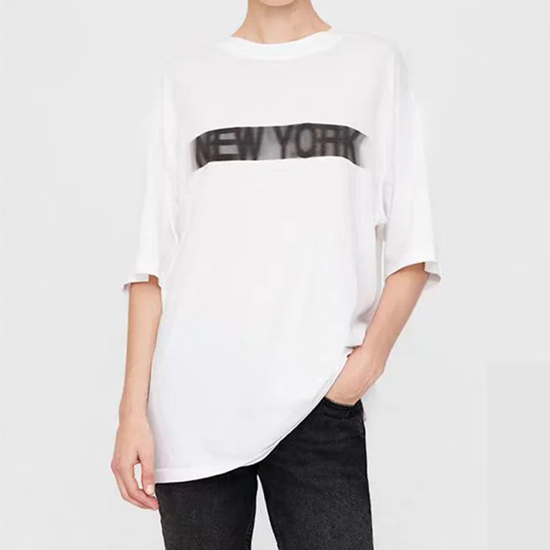 White Cotton T-Shirt Female Summer Crew Neck Loose Tees Short Sleeve Tops Female Casual Letter Print T Shirts Ladies 2025 Tee
White Cotton T-Shirt Female Summer Crew Neck Loose Tees Short Sleeve Tops Female Casual Letter Print T Shirts Ladies 2025 Tee