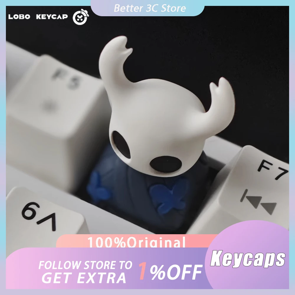 Lobo Hollow Knight Keycaps Resin Cartoon Keycaps For Mechanical Keyboard Light Transparent Creative Custom PC Gamer Accessories
Lobo Hollow Knight Keycaps Resin Cartoon Keycaps For Mechanical Keyboard Light Transparent Creative Custom PC Gamer Accessories