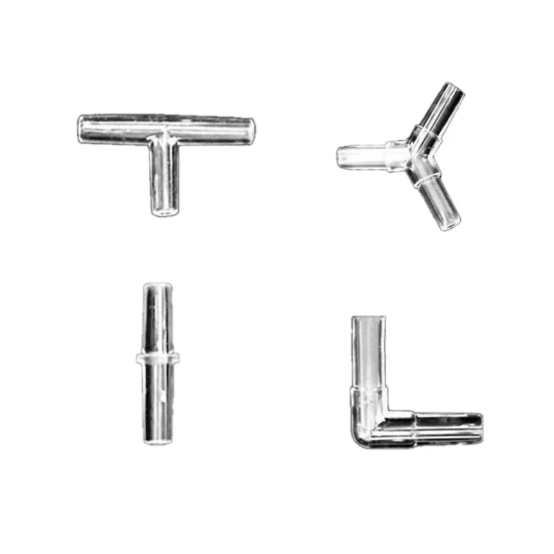 10Pcs Fish Tank Oxygen Pipe Connector Air Line Tube Connector for Standard 3/16''(4/ 6mm) Air Lines I/T/L/Y Type Transparent
10Pcs Fish Tank Oxygen Pipe Connector Air Line Tube Connector for Standard 3/16''(4/ 6mm) Air Lines I/T/L/Y Type Transparent
