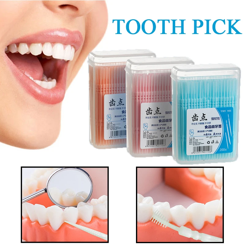 200pc Double-headed Disposable Dental Flosser Interdental Silicone Brushes Soft Silicone Toothpicks Oral Hygiene Cleaning Tools
200pc Double-headed Disposable Dental Flosser Interdental Silicone Brushes Soft Silicone Toothpicks Oral Hygiene Cleaning Tools