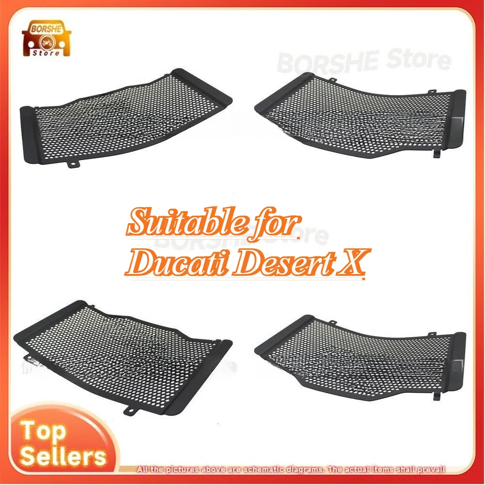 Suitable for Ducati Desert X Radiator Guard Water Tank Protector Cover for Modification 
Suitable for Ducati Desert X Radiator Guard Water Tank Protector Cover for Modification