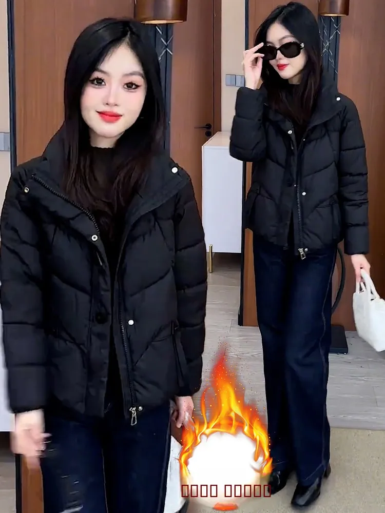 Faionable ort down Cotton Jaet Women's Thi Warm Outerwear Bread Sle Autumn Winter New Arrival Korean Version Loose Fit
Faionable ort down Cotton Jaet Women's Thi Warm Outerwear Bread Sle Autumn Winter New Arrival Korean Version Loose Fit