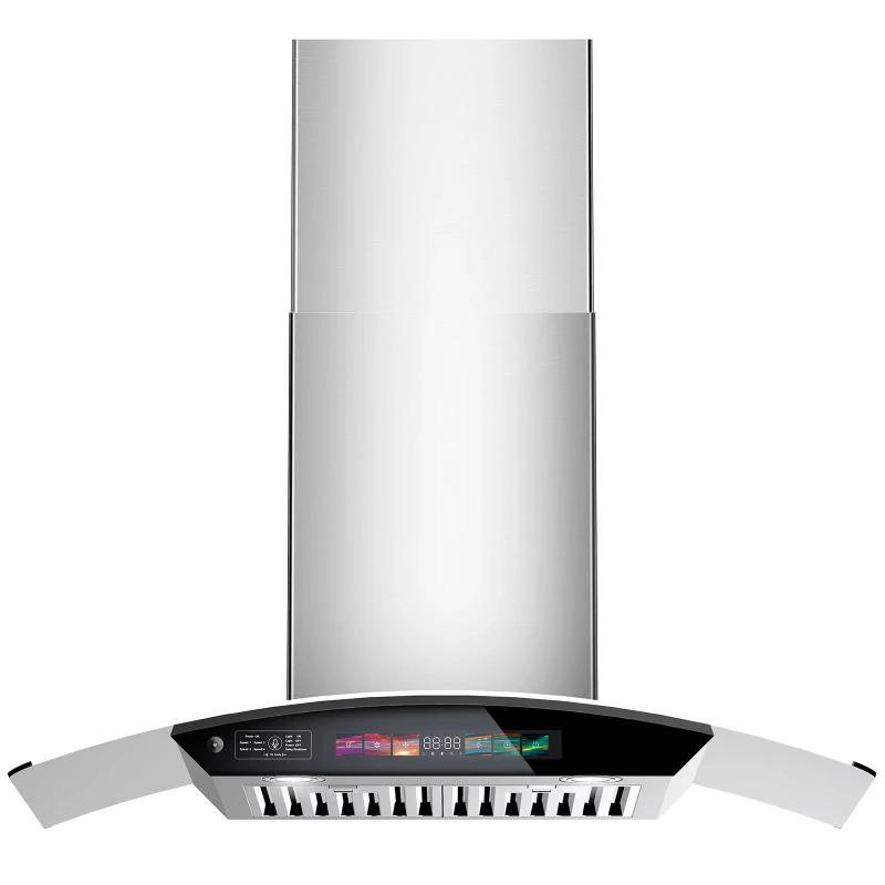 Range Hood Intelligent Voice Actuated Range Hood 4 Speed Exhaust Fan Light Emitting Diode Light Stainless Steel Kitchen
Range Hood Intelligent Voice Actuated Range Hood 4 Speed Exhaust Fan Light Emitting Diode Light Stainless Steel Kitchen