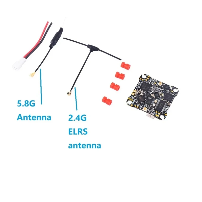 New F411ELVTX F411 Flight Controller 12A 4in1 ESC 5.8G 400mW VTX ELRS 2.4G RX AIO 25.5X25.5mm 1-2S for FPV Drones
New F411ELVTX F411 Flight Controller 12A 4in1 ESC 5.8G 400mW VTX ELRS 2.4G RX AIO 25.5X25.5mm 1-2S for FPV Drones