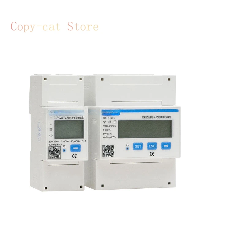 DDSU666 DTSU666 Single Phase Meter 5(80)A 1.5(6)A (RS485) Power Inverter Electric Meter
DDSU666 DTSU666 Single Phase Meter 5(80)A 1.5(6)A (RS485) Power Inverter Electric Meter