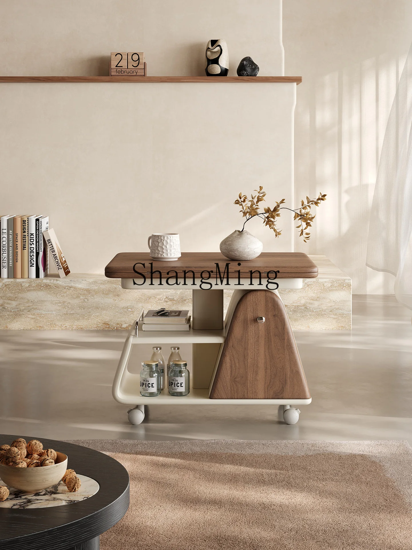 CL Light Luxury Natural Wood Style Side Table Foldable Adjustable Coffee Table Living Room Balcony Small Trolley Side Table
CL Light Luxury Natural Wood Style Side Table Foldable Adjustable Coffee Table Living Room Balcony Small Trolley Side Table