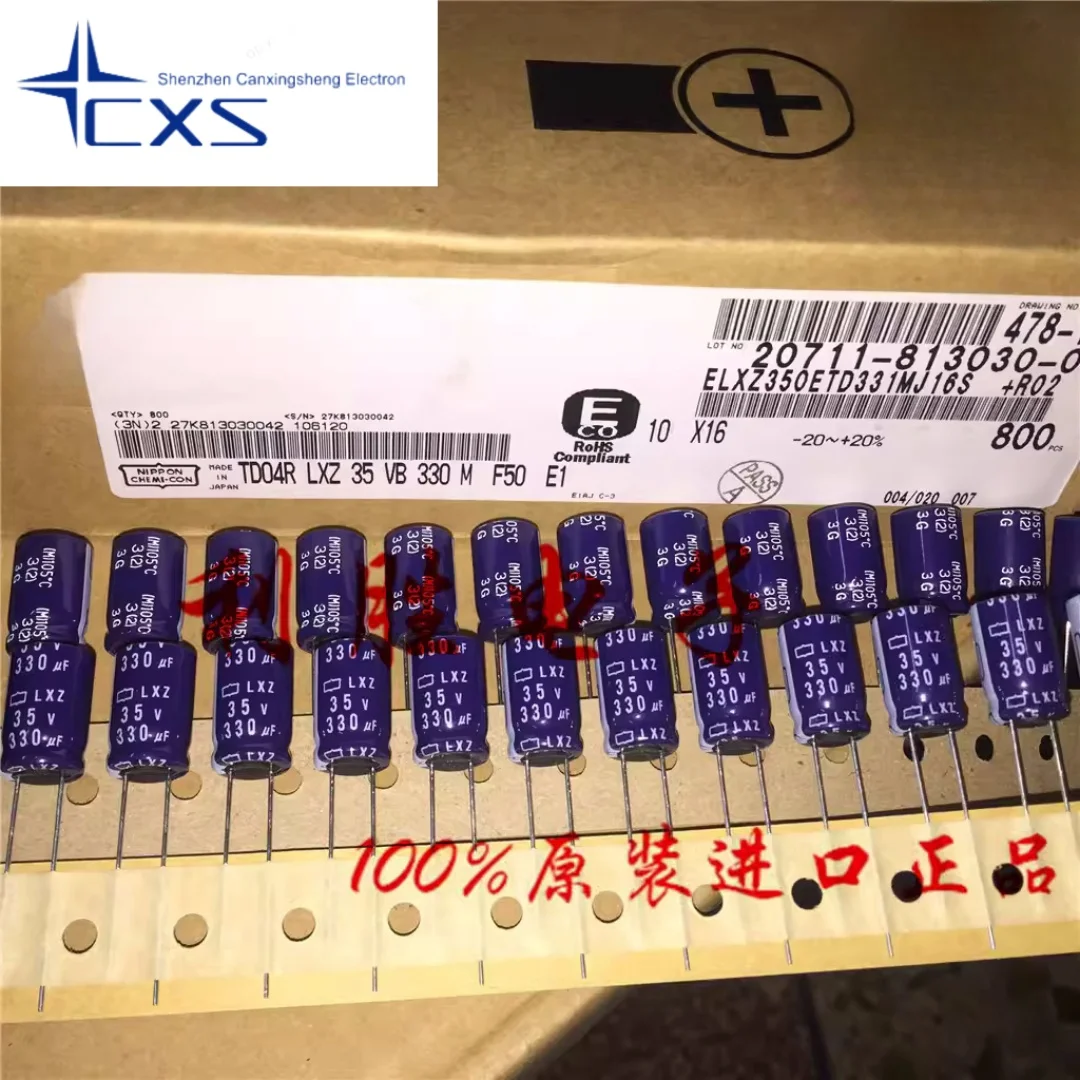 10pcs 330UF 35V Japan Black King Kong Capacitor 35V330UF 10*16 LXZ High Frequency Low Impedance Blue Robe
10pcs 330UF 35V Japan Black King Kong Capacitor 35V330UF 10*16 LXZ High Frequency Low Impedance Blue Robe