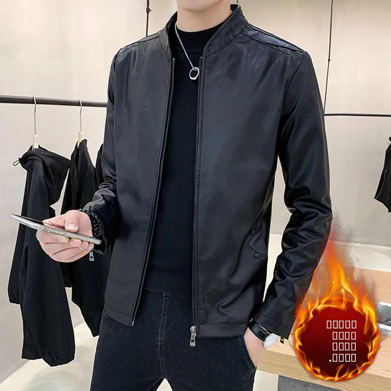 Утепленная мужская байкерская куртка с флисовой подкладкой в ретро-американском стиле, зимняя верхняя одежда, модная городская повседневная куртка из искусственной кожи, приталенный крой
Утепленная мужская байкерская куртка с флисовой подкладкой в ретро-американском стиле, зимняя верхняя одежда, модная городская повседневная куртка из искусственной кожи, приталенный крой