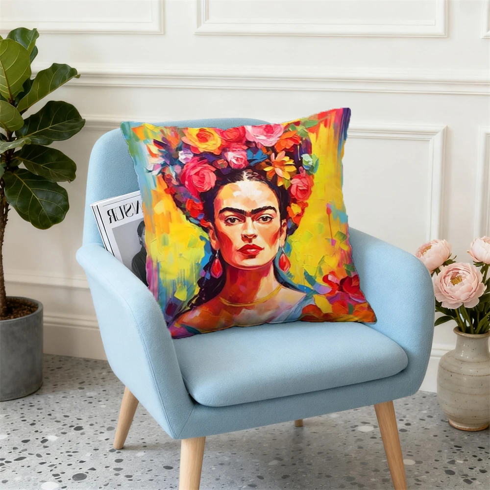 MEXICO STYLE PAINTING F-Fridas Ornamental Pillows for Living Room 1Psc Cushion Cover Decorative Sofa Cushions Covers Home Pillow
MEXICO STYLE PAINTING F-Fridas Ornamental Pillows for Living Room 1Psc Cushion Cover Decorative Sofa Cushions Covers Home Pillow
