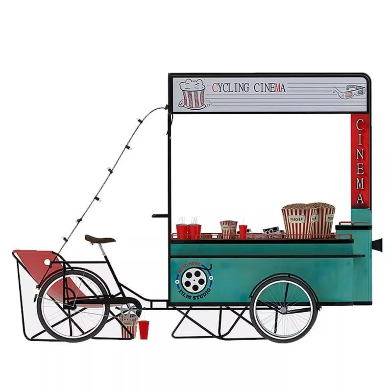 Mobile Food Cart for Outdoor Vending Popcorn Ice Cream Noodles Lemonade Candy and Bakery Snacks
Mobile Food Cart for Outdoor Vending Popcorn Ice Cream Noodles Lemonade Candy and Bakery Snacks