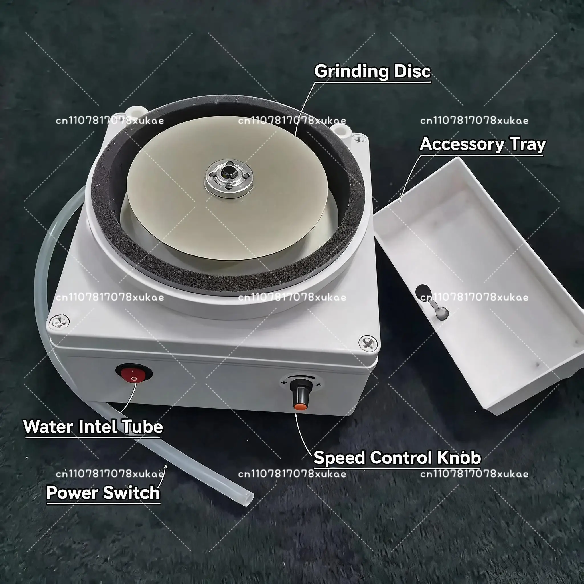 Portable sharpener/lapidary (water-cooled), electric flat grinder-125mm diamond grinder
Portable sharpener/lapidary (water-cooled), electric flat grinder-125mm diamond grinder
