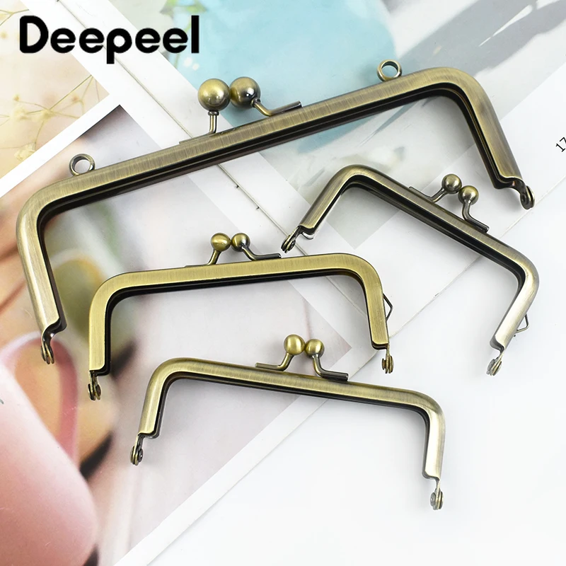 2/5Pcs 8.5/10.5/15/18.5cm Metal Bag Handle Square Smooth Clourse Purse Frame Kiss Clasp Handbag Sewing Brackets Bags Accessories
2/5Pcs 8.5/10.5/15/18.5cm Metal Bag Handle Square Smooth Clourse Purse Frame Kiss Clasp Handbag Sewing Brackets Bags Accessories