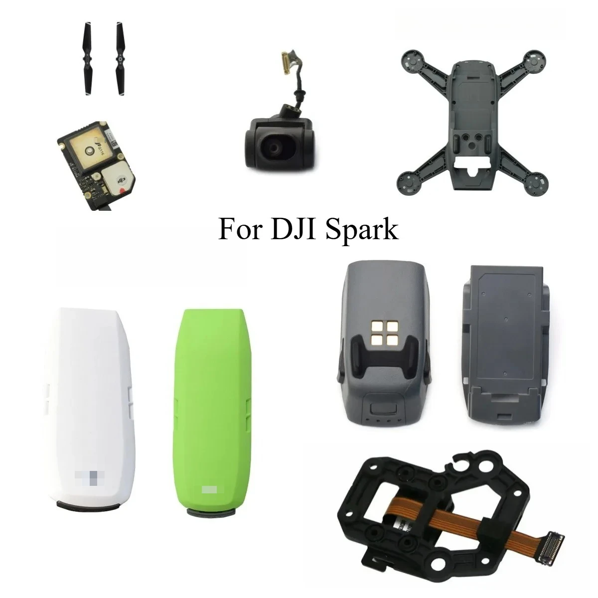 Original Spark Upper Shell GPS Board Gimbal Camera IMU Middle Frame Battery Propeller for DJI
Original Spark Upper Shell GPS Board Gimbal Camera IMU Middle Frame Battery Propeller for DJI