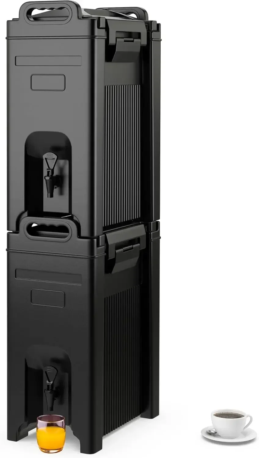 COSTWAY Insulated Beverage Dispenser, 5 Gallon Ice and Hot Drink Server with Handles for Catering, Food-grade LLDPE Material,
COSTWAY Insulated Beverage Dispenser, 5 Gallon Ice and Hot Drink Server with Handles for Catering, Food-grade LLDPE Material,