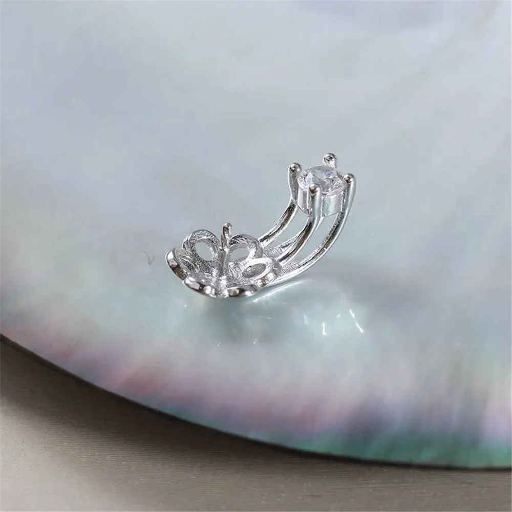S925 Sterling Silver Pearl Pendant Setting, DIY Empty Bezel Cup Jewelry Supplies for Craft Making, Hollow Prong Pendant Findings
S925 Sterling Silver Pearl Pendant Setting, DIY Empty Bezel Cup Jewelry Supplies for Craft Making, Hollow Prong Pendant Findings