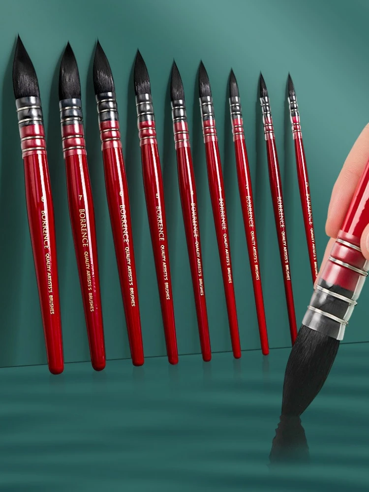 Беличьи волосы, круглая головка, заостренная кисть для швабры, акварельные кисти, кисть для гуаши, ручка, художественная ручка с крючком для школьных художественных принадлежностей
Беличьи волосы, круглая головка, заостренная кисть для швабры, акварельные кисти, кисть для гуаши, ручка, художественная ручка с крючком для школьных художественных принадлежностей