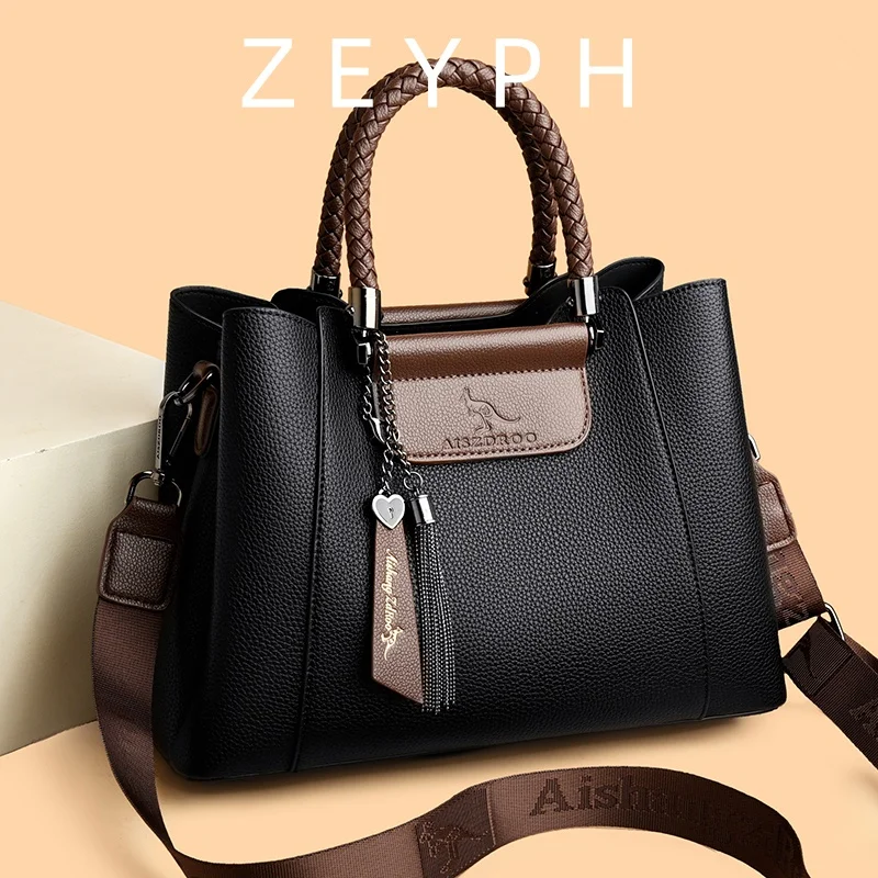 Zeyph Retro Shoulder Bag Crossbody Bag Fashionable Solid Color Simple Elegant Temperament for Women
Zeyph Retro Shoulder Bag Crossbody Bag Fashionable Solid Color Simple Elegant Temperament for Women