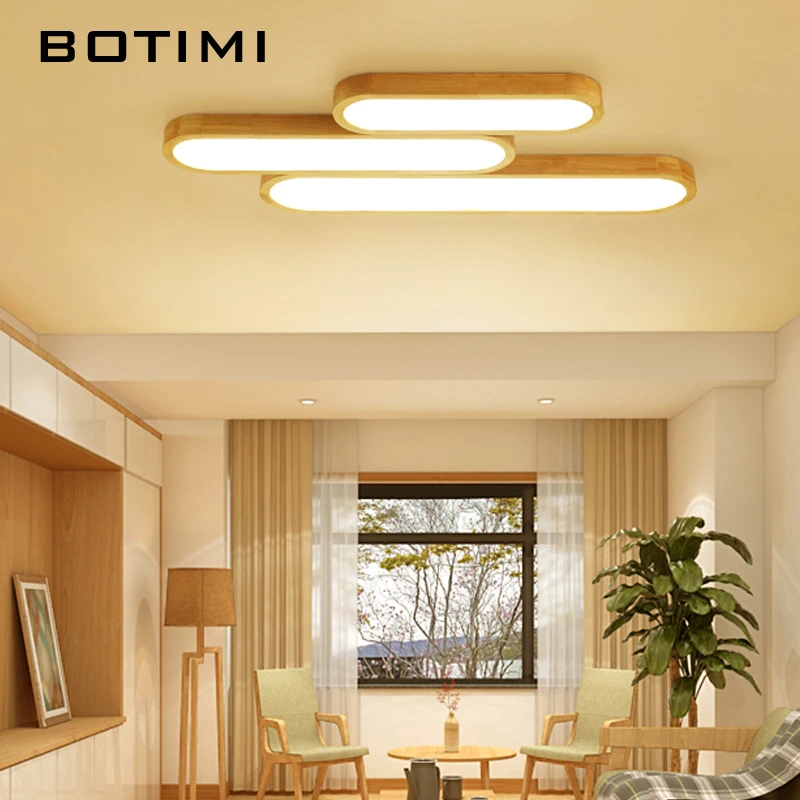 BOTIMI Long Shaped Wood Dimmable LED Ceiling Lights With Remote Control Surface Mounted Corridor Ceiling Lamp Bedroom Lustres
BOTIMI Long Shaped Wood Dimmable LED Ceiling Lights With Remote Control Surface Mounted Corridor Ceiling Lamp Bedroom Lustres