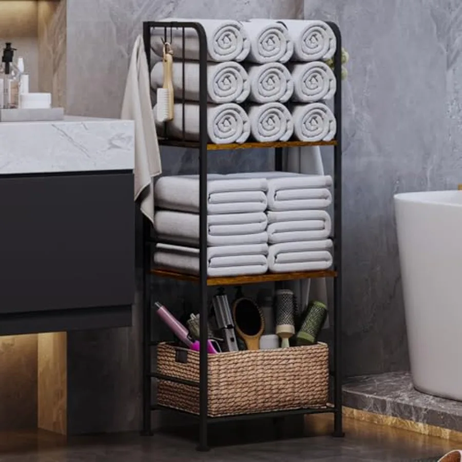 Towel Racks for Bathroom 3-Tier M-Shaped Detachable Dividers, Durable Metal Towel Holder, Pool Items Holder, Space-Saving Stora
Towel Racks for Bathroom 3-Tier M-Shaped Detachable Dividers, Durable Metal Towel Holder, Pool Items Holder, Space-Saving Stora