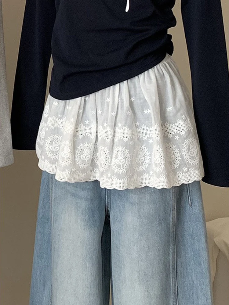 Lace Half Skirt Women's Spring 2026 New Style Layered Wear Bottom Short Skirt Curtain Ballet White Semi-skirt Base Layer
Lace Half Skirt Women's Spring 2026 New Style Layered Wear Bottom Short Skirt Curtain Ballet White Semi-skirt Base Layer