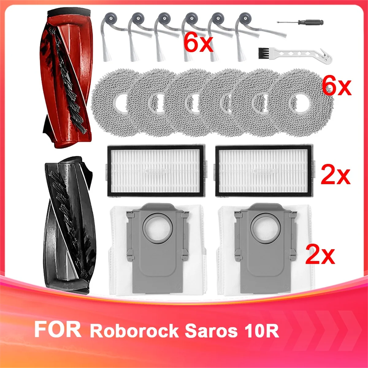 НОВАЯ запасная часть для робота-пылесоса Saros 10R, 1 пара основных щеток, боковых щеток, салфеток, фильтров, мешков для пыли
НОВАЯ запасная часть для робота-пылесоса Saros 10R, 1 пара основных щеток, боковых щеток, салфеток, фильтров, мешков для пыли