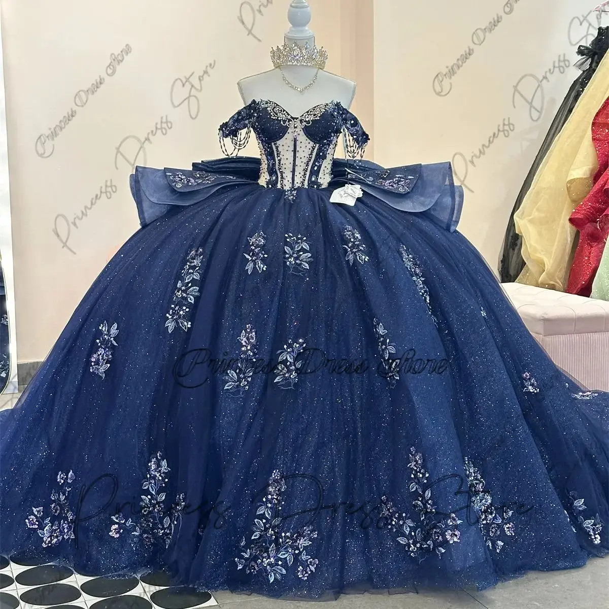 Elegant Quinceanera Dresses Sequins Appliques Beads Pearls Luxury Birthday Party Sweet 16 Dress Ball Gown Customized
Elegant Quinceanera Dresses Sequins Appliques Beads Pearls Luxury Birthday Party Sweet 16 Dress Ball Gown Customized