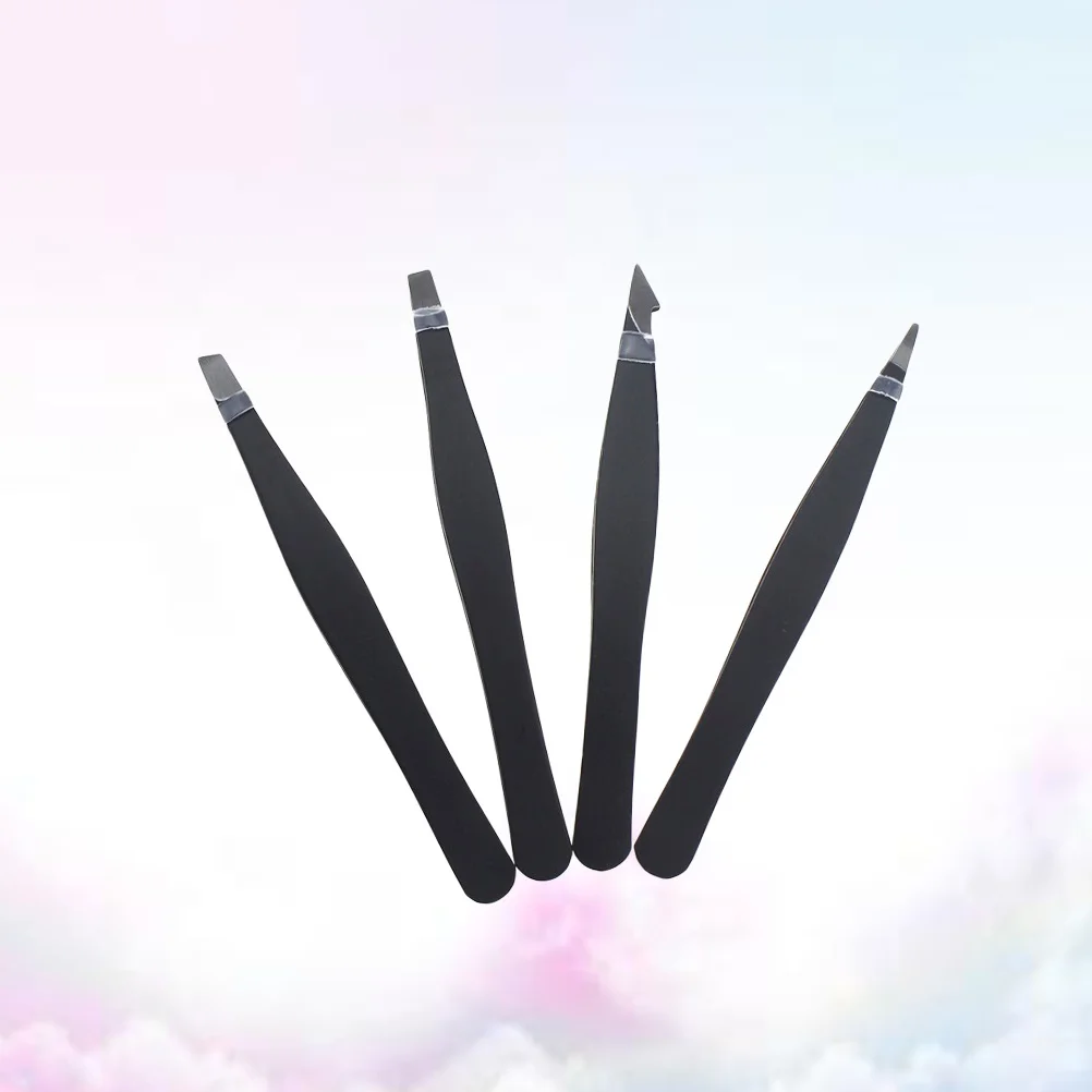 4Pcs Eyebrow Tweezers Professional Stainless Steel Slant Flat Angled Pointed Tips for Eyebrow Precision Ingrown Hair Removal
4Pcs Eyebrow Tweezers Professional Stainless Steel Slant Flat Angled Pointed Tips for Eyebrow Precision Ingrown Hair Removal