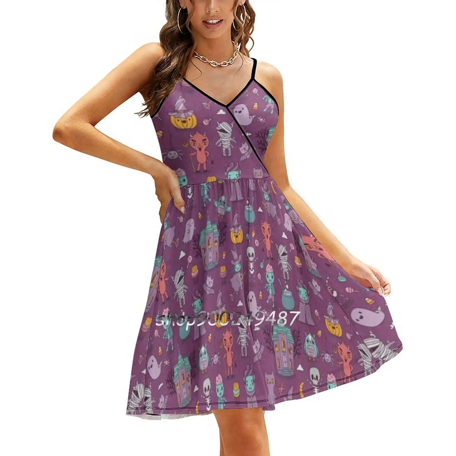 Happy Halloween New Summer Cut Sexy Dresses Ladies Club Wear Party Sundresses Cupcake Wrapping Devil Wallpaper Halloween
Happy Halloween New Summer Cut Sexy Dresses Ladies Club Wear Party Sundresses Cupcake Wrapping Devil Wallpaper Halloween