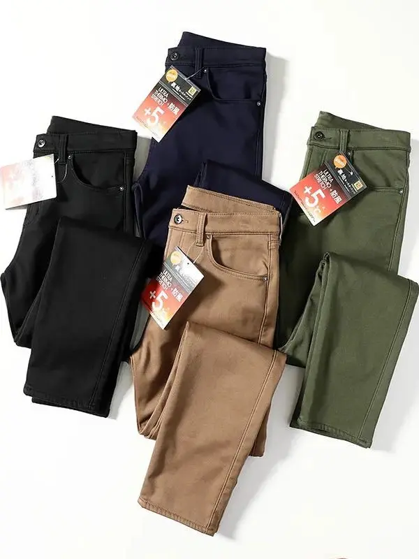 Osaka Tech Fleece Lined Slim Fit Men's Casual Pants Windproof Elastic Business Long Trousers Autumn Winter High Waist Straigh...
Osaka Tech Fleece Lined Slim Fit Men's Casual Pants Windproof Elastic Business Long Trousers Autumn Winter High Waist Straigh...