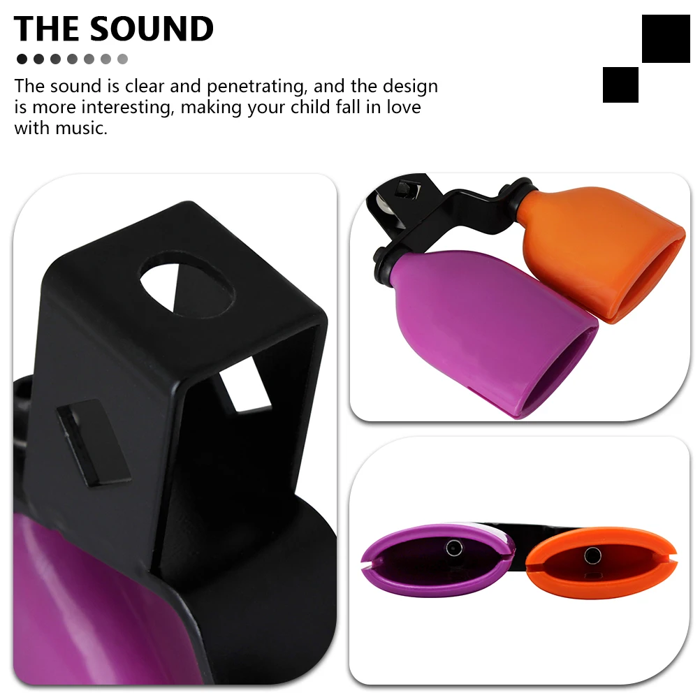 Muyu Cowbell Percussion Instrument Wooden Fish Block Drum High Low Tone Metal Kit Kids Music Education Toy Smooth Edge Design
Muyu Cowbell Percussion Instrument Wooden Fish Block Drum High Low Tone Metal Kit Kids Music Education Toy Smooth Edge Design