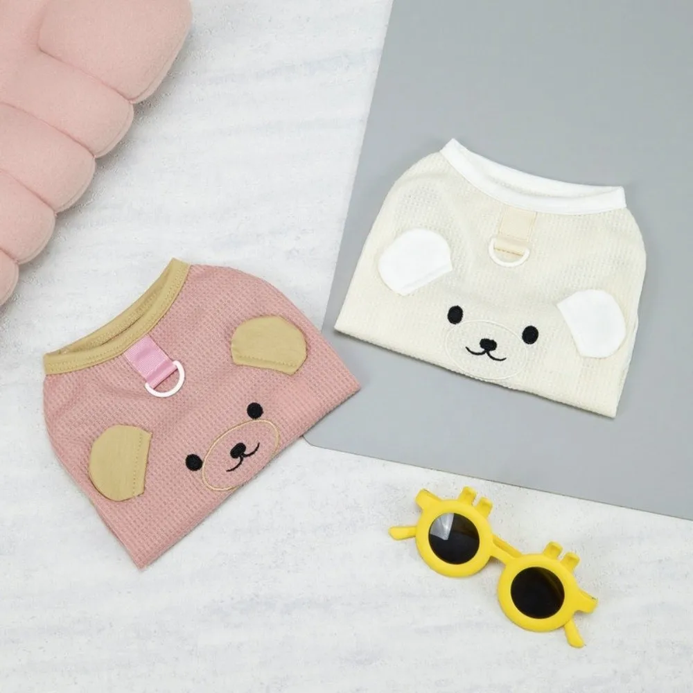 Cartoon Print Dog Vest Sun Protection Breathable Mesh Pet T-shirt Traction Buckle Thin Fabric Summer Puppy Clothes For Dogs Cats
Cartoon Print Dog Vest Sun Protection Breathable Mesh Pet T-shirt Traction Buckle Thin Fabric Summer Puppy Clothes For Dogs Cats