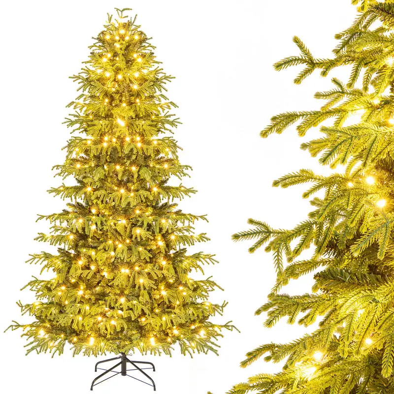 Artificial Christmas Tree with LED Lights and PVC Mixed Branch Tips-7
Artificial Christmas Tree with LED Lights and PVC Mixed Branch Tips-7