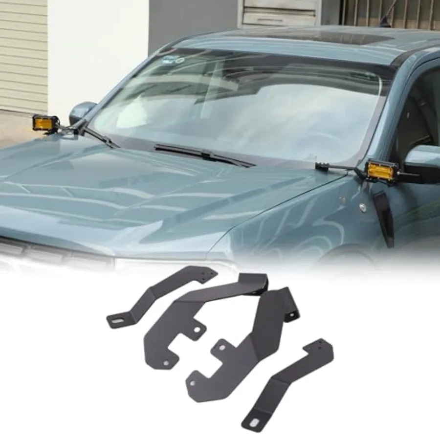 Ditch Light Bracket Hood Spotlight Lamp Holder Compatible with Ford Maverick 2022 2023 2024 2025, Car Exterior Accessories
Ditch Light Bracket Hood Spotlight Lamp Holder Compatible with Ford Maverick 2022 2023 2024 2025, Car Exterior Accessories