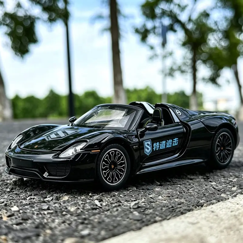 1:24 Porsche 918 Spyder Co-brand Version Alloy Sports Car Model Diecast Metal Racing Car Vehicle Model Sound Light Kids Toy Gift
1:24 Porsche 918 Spyder Co-brand Version Alloy Sports Car Model Diecast Metal Racing Car Vehicle Model Sound Light Kids Toy Gift