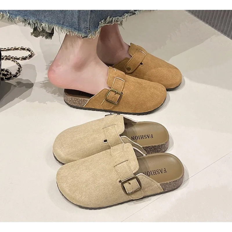 New Women Clogs For Women Fashion Cork Suede Mules Slipper Classic Cork Antislip For Outdoor Slippers With Arch Support
New Women Clogs For Women Fashion Cork Suede Mules Slipper Classic Cork Antislip For Outdoor Slippers With Arch Support