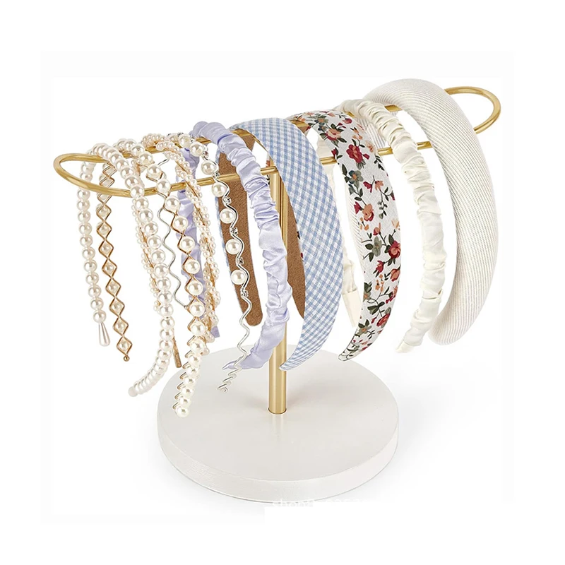 Metal Headband Holder Curved Anti-drop Jewelry Organizer, Scrunchie Bracelet Storage Stand for Dresser Countertop
Metal Headband Holder Curved Anti-drop Jewelry Organizer, Scrunchie Bracelet Storage Stand for Dresser Countertop