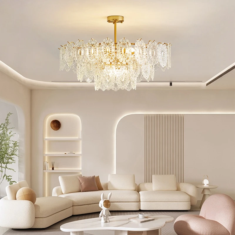 Nordic Led Living Room Crystal Chandeliers Light Luxury Bedroom Study Modern Simple Cream Chandeliers Home Indoor Lighting Lamps
Nordic Led Living Room Crystal Chandeliers Light Luxury Bedroom Study Modern Simple Cream Chandeliers Home Indoor Lighting Lamps