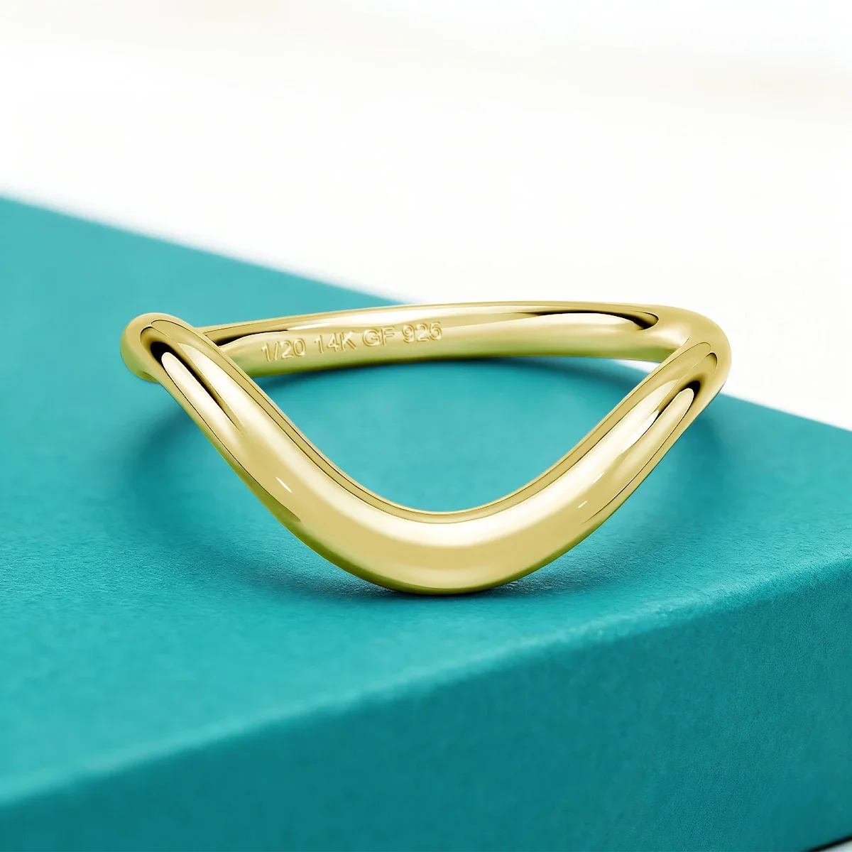 Simple 14K Gold Filled Stackable Wavy Ring Daily Wear Curved band High Quality Hypoallergenic Jewelry Gift for Boy Girls Lovers'
Simple 14K Gold Filled Stackable Wavy Ring Daily Wear Curved band High Quality Hypoallergenic Jewelry Gift for Boy Girls Lovers'