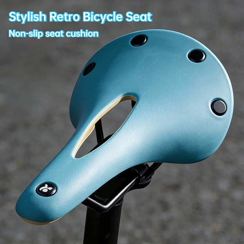 Retro Hollow Bicycle Saddle, Comfortable Non-Slip Seat for Road & Mountain Bikes
Retro Hollow Bicycle Saddle, Comfortable Non-Slip Seat for Road & Mountain Bikes