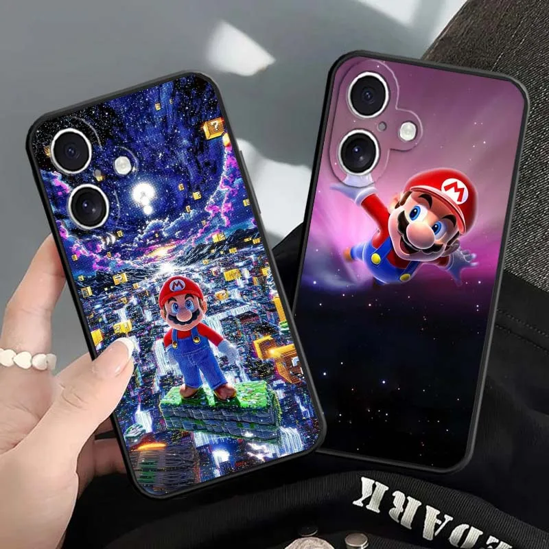 Creative M-Marios Pattern For Apple iPhone 16 16E 15 14 13 12 11 XS X Pro Max Plus Black Soft Silicone Cover
Creative M-Marios Pattern For Apple iPhone 16 16E 15 14 13 12 11 XS X Pro Max Plus Black Soft Silicone Cover