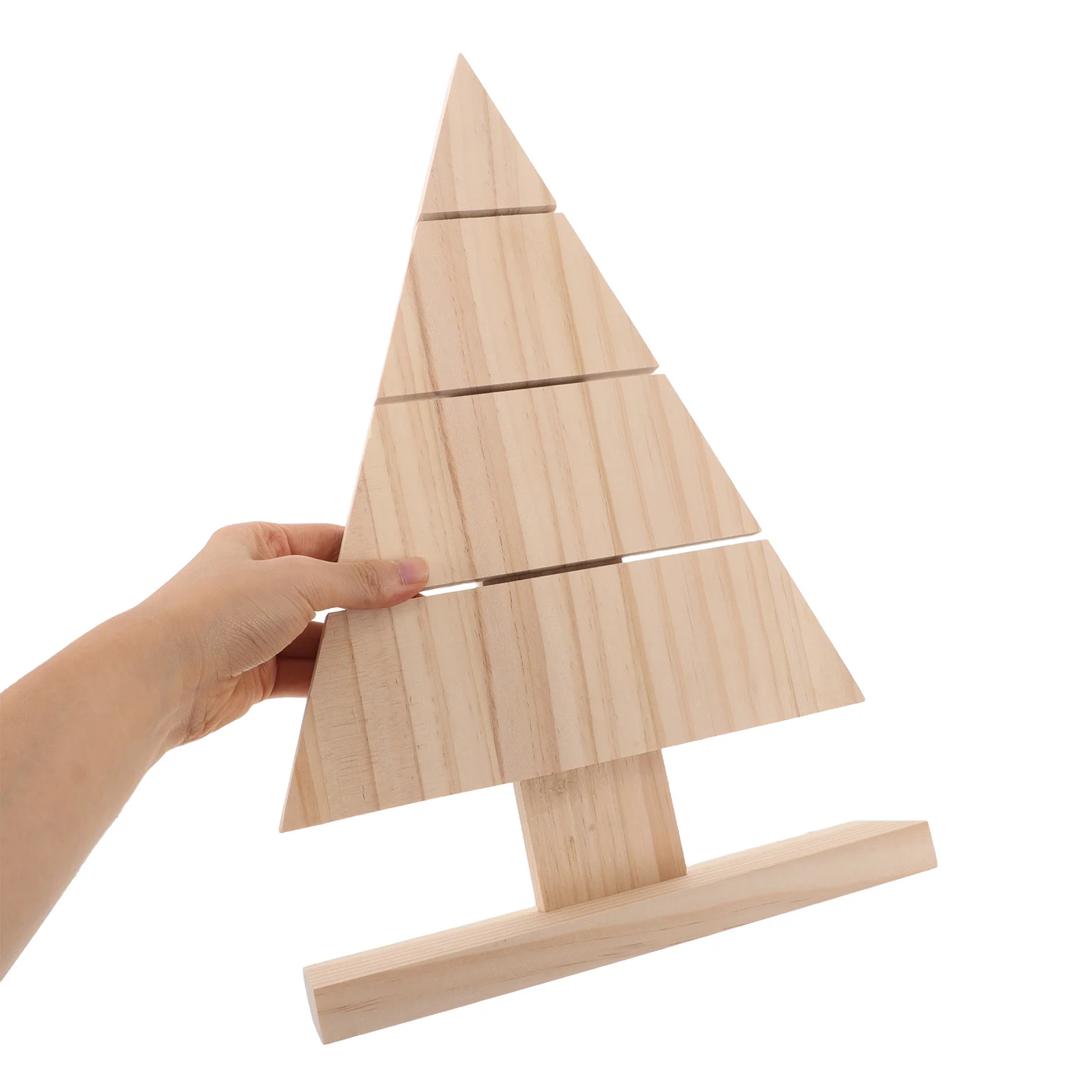 Unfinished Wood Xmas Tree Stand Rustic Farmhouse Tabletop DIY Christmas Decoration Craft Sign Wood Tree Cutout 
Unfinished Wood Xmas Tree Stand Rustic Farmhouse Tabletop DIY Christmas Decoration Craft Sign Wood Tree Cutout