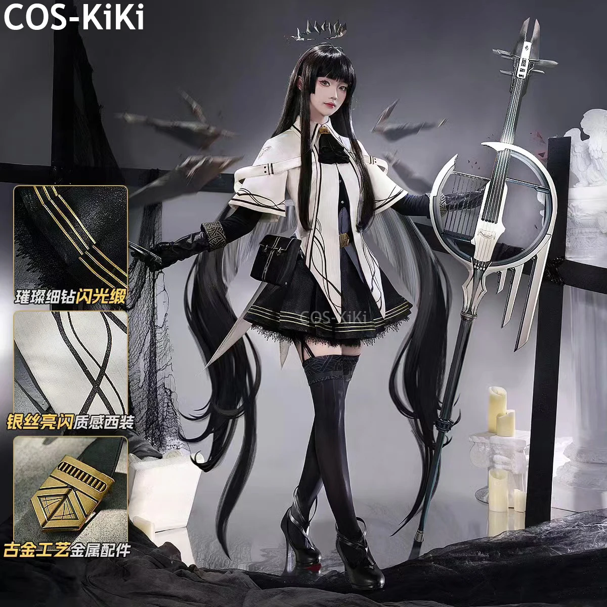 COS-KiKi Arknights Virtuosa Artoria Giallo игровой костюм великолепная милая униформа косплей костюм Хэллоуин вечерние наряд для ролевых игр 
COS-KiKi Arknights Virtuosa Artoria Giallo игровой костюм великолепная милая униформа косплей костюм Хэллоуин вечерние наряд для ролевых игр
