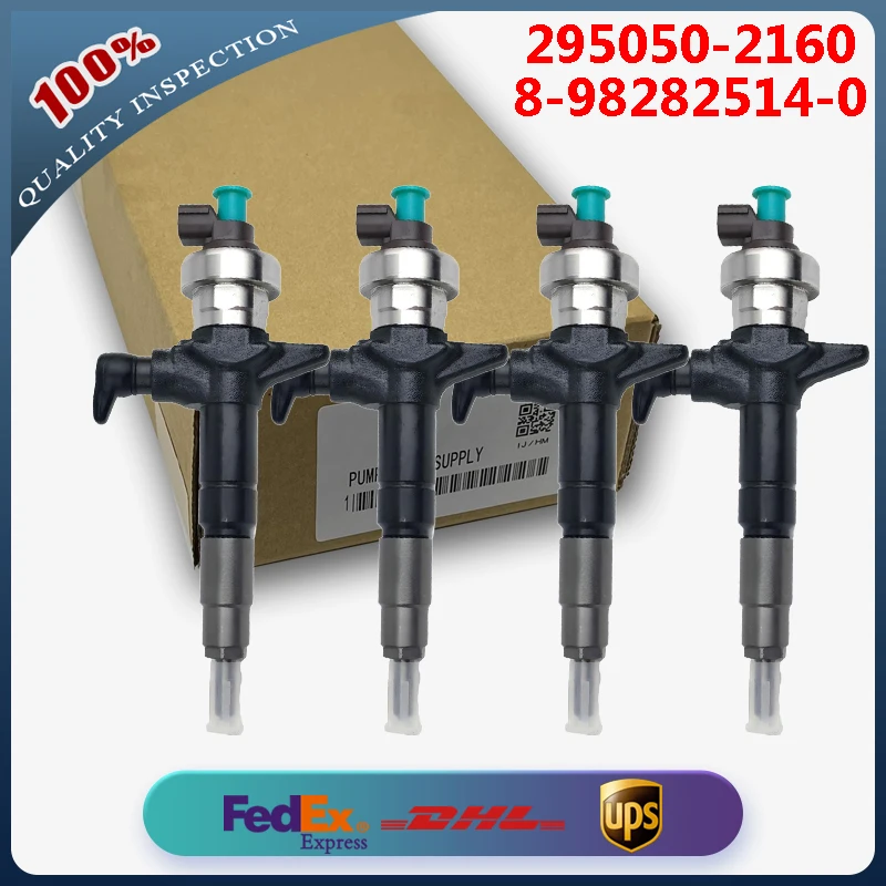 4pcs Diesel Common Rail Injector 8-98282514-0 295050-2160 for Isuzu Engine 4JJ1 6WG1 6WF1
4pcs Diesel Common Rail Injector 8-98282514-0 295050-2160 for Isuzu Engine 4JJ1 6WG1 6WF1